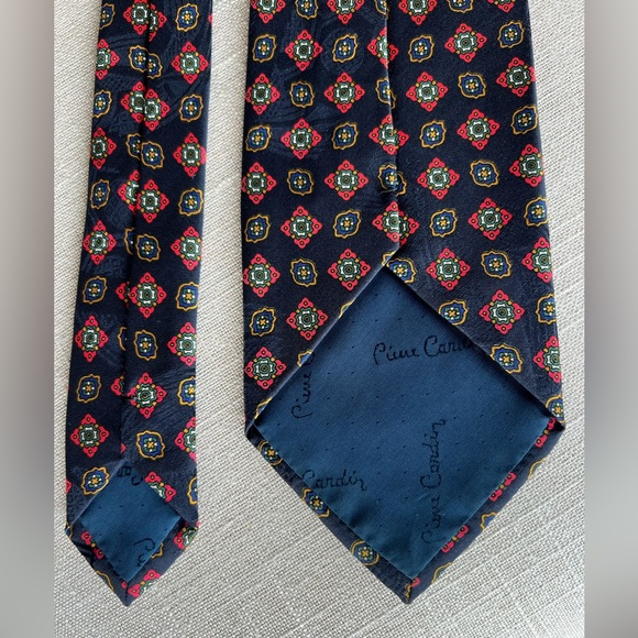 Vintage Pierre Cardin Men Tie pure silk - Picture 5 of 6